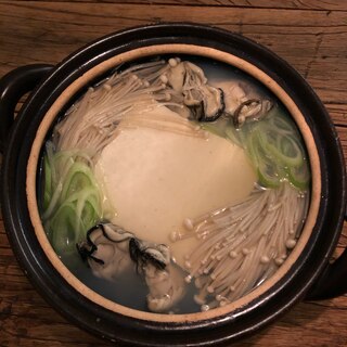 牡蠣吸い鍋